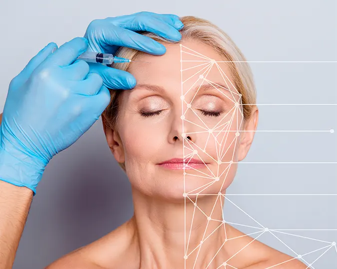 Anti wrinkle forehead treatment in London